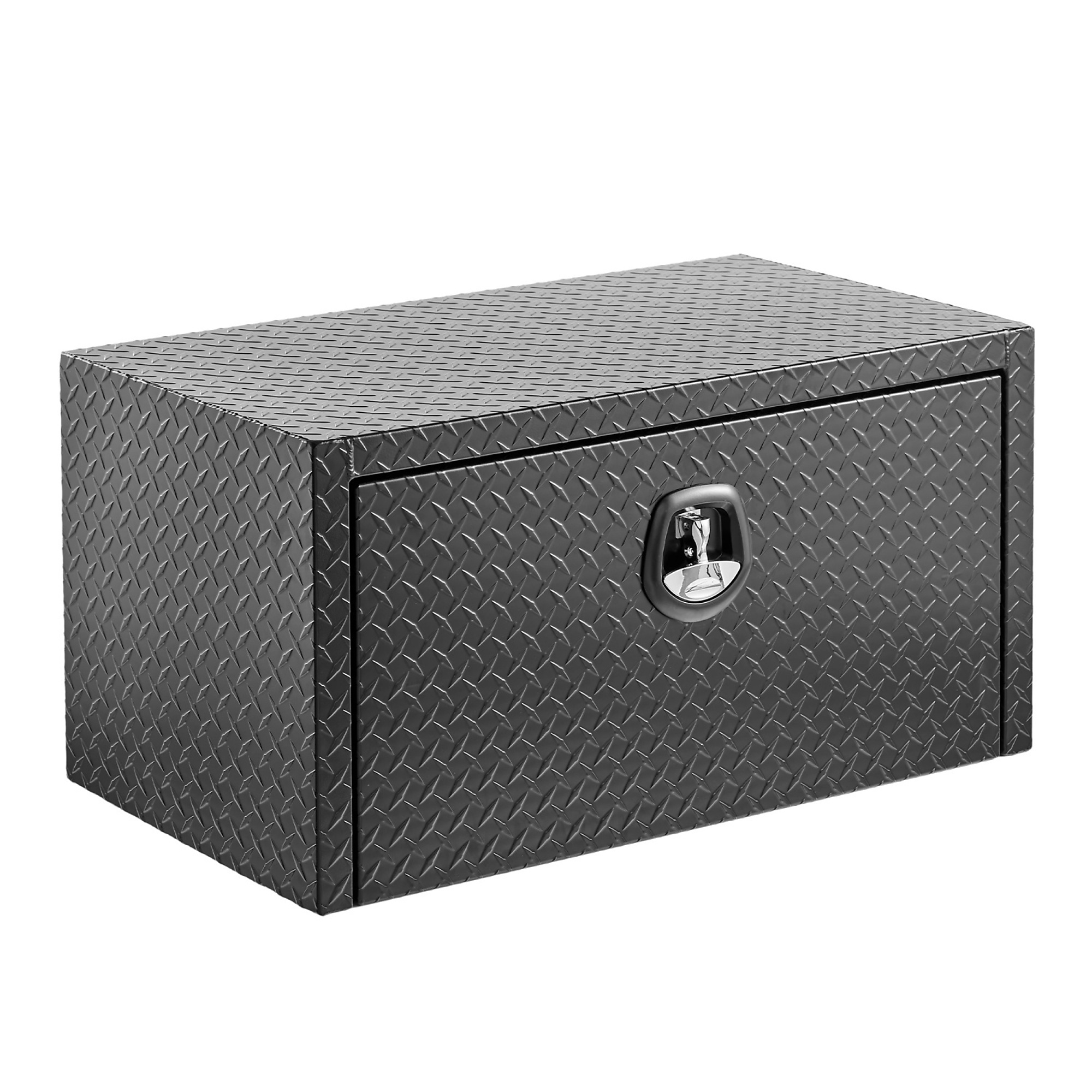 36 in. Extra Thick Aluminum Diamond Plate Truck Tool Box with Lock and Keys